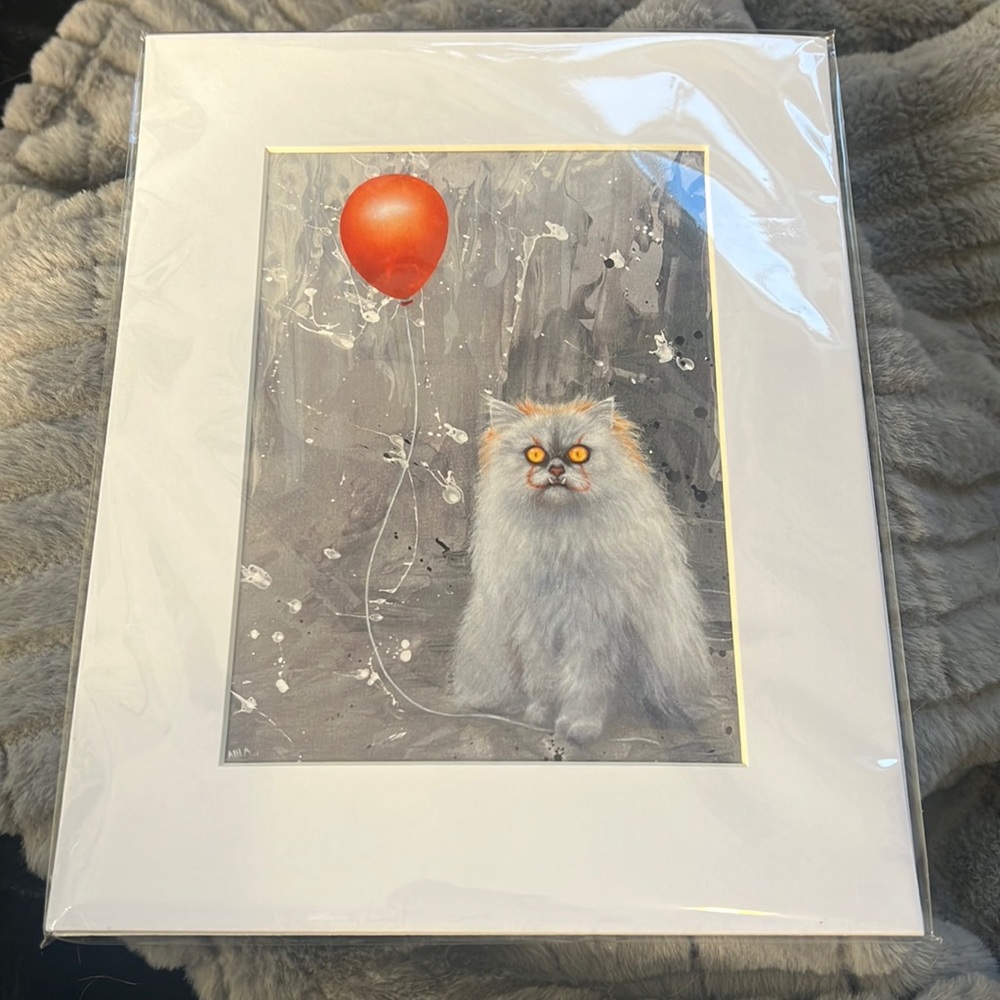 Pennywise cat art print